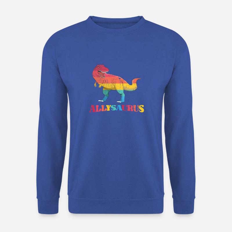 Allysaurus - dinosaur lover - Unisex Sweatshirt - royal blue