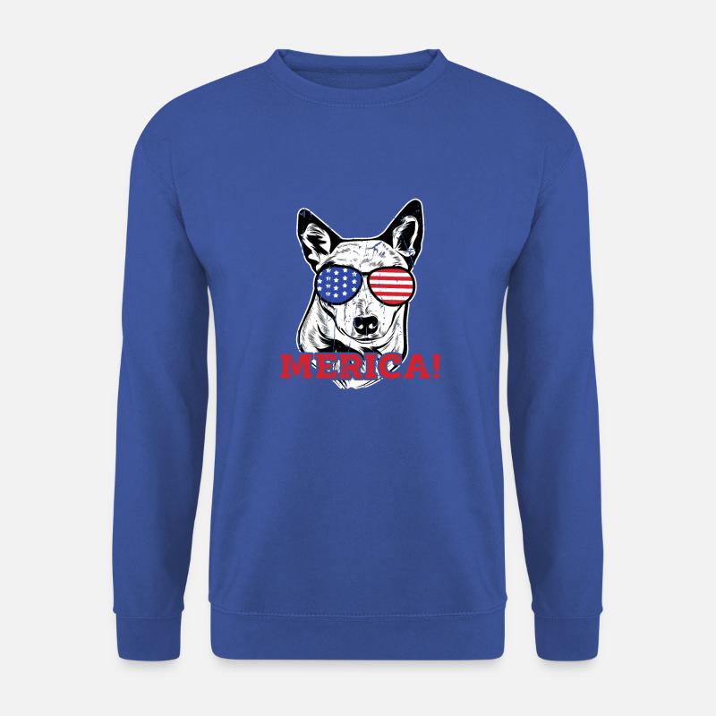 Merica! - heeler - Unisex Sweatshirt - royal blue