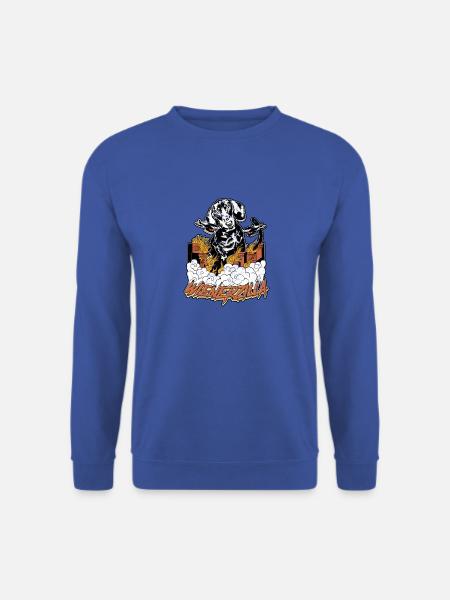 Wienerzilla - dog lover - Unisex Sweatshirt - royal blue