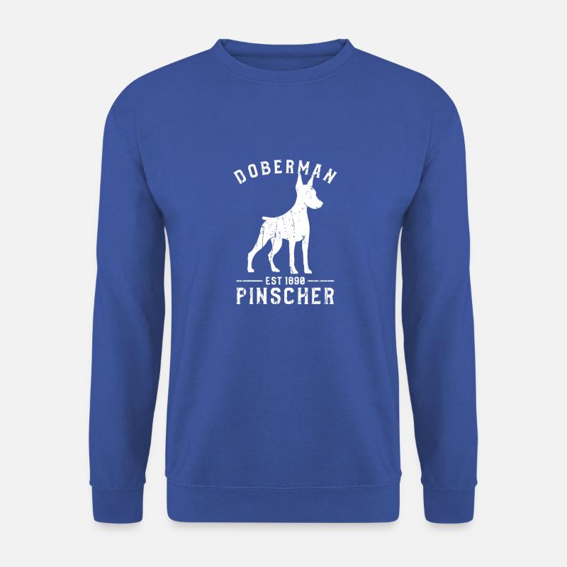 Dobermann Pinscher Est 1890 - Wachhund - Unisex Pullover - Royalblau