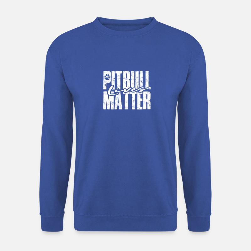 Pitbull Lives Matter - Doggo - Unisex Pullover - Royalblau