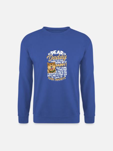 Lieber Papa, danke, dass du mein Papa bist, wenn einige - Unisex Pullover - Royalblau