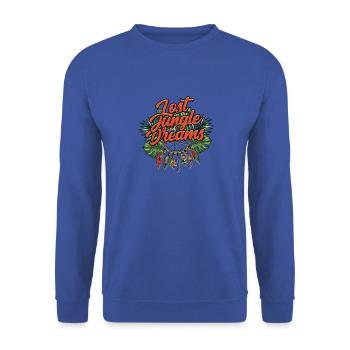 I cook with wine, sometimes I put it in the food - Unisex Sweatshirt - royal blue - Front - Alina (178cm) & Michal (187cm)