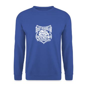 Gardien de récif : Défendre le cœur de l’océan - - Sweat-shirt Unisexe - bleu royal - Devant - Alina (178cm) & Michal (187cm)