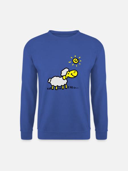 Schäfchen Sonne 3 - Unisex Pullover - Royalblau