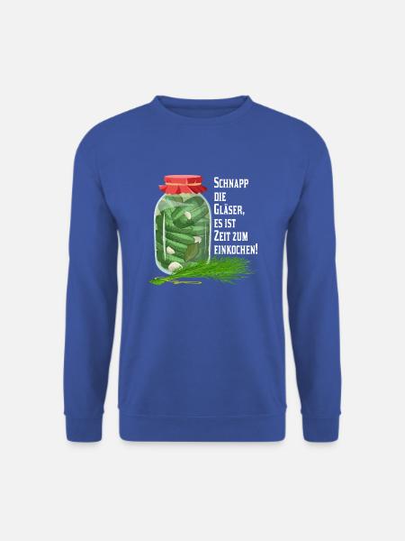 Einkochen Einmachen Einlegen Haltbarmachung DIY - Unisex Pullover - Royalblau