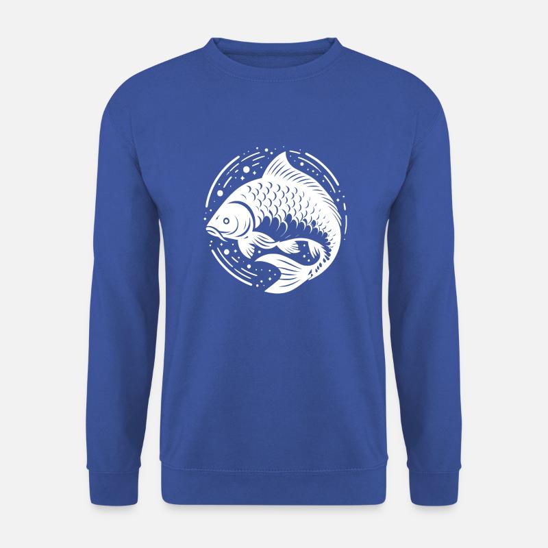 Carp creative, transparent - Unisex Sweatshirt - royal blue
