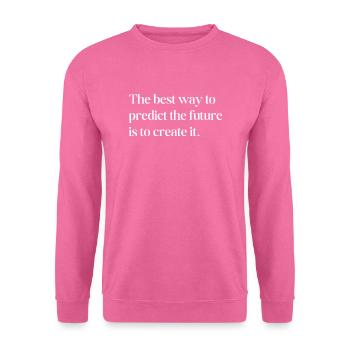 Prédire l’avenir - Sweat-shirt Unisexe - rose - Devant