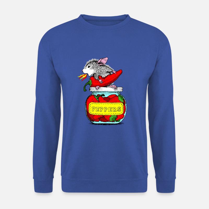 Rat and peppers - Unisex Sweatshirt - royal blue