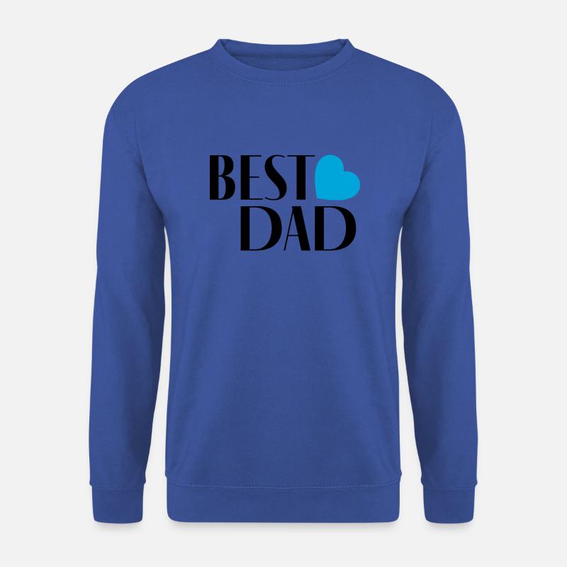 Best Dad Heart - Unisex Pullover - Royalblau