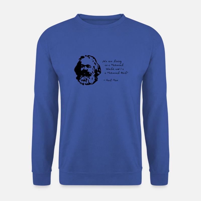 Karl Marx - I'm a Material Girl - Unisex Pullover - Royalblau