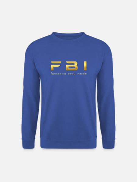FBI - Fantastischer Körper in | GOLDEN - Unisex Pullover - Royalblau