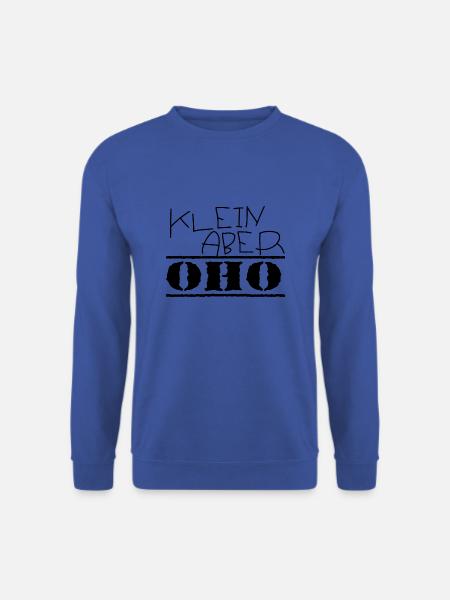 klein aber oho schwarz - Unisex Pullover - Royalblau