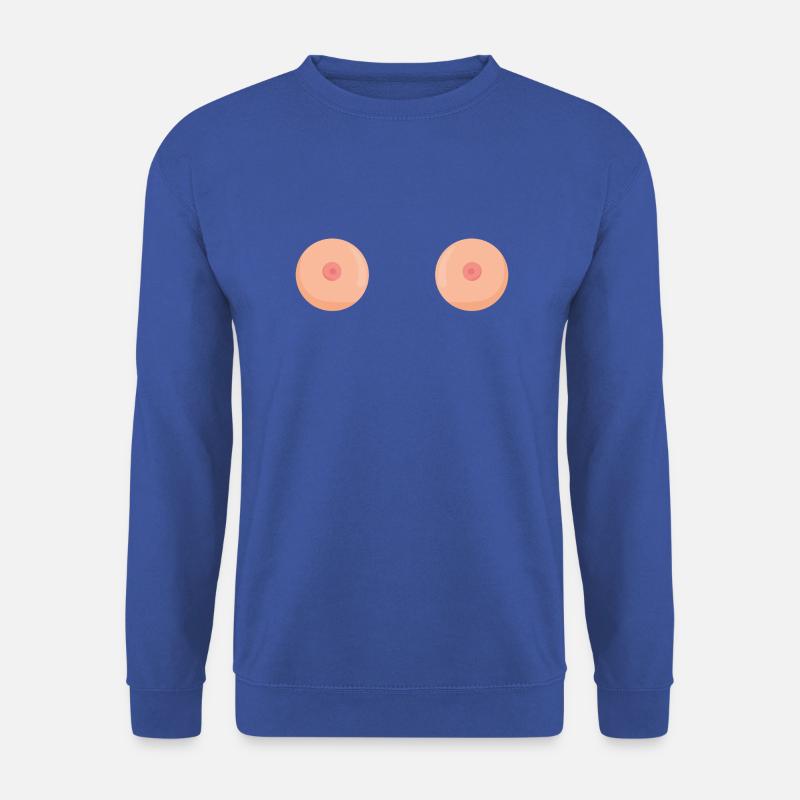 boobs brüste - Unisex Pullover - Royalblau