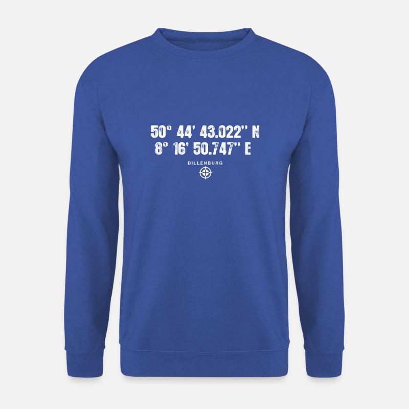 Dillenburg Geocacher Geschenk Standort GPS Stadt - Unisex Pullover - Royalblau