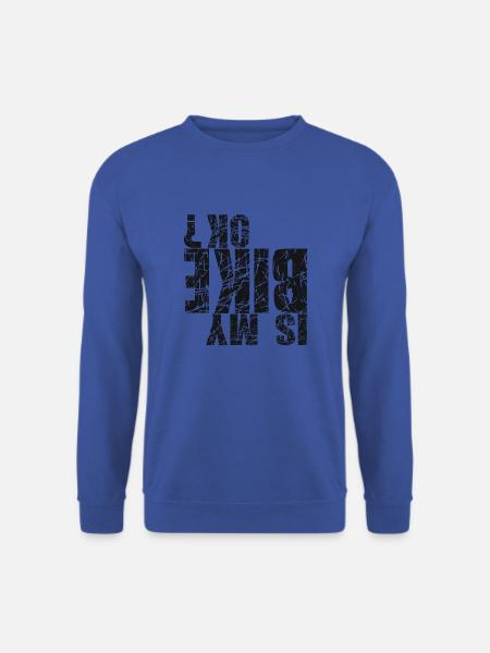 bike ok black - Unisex Pullover - Royalblau