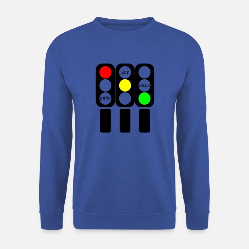 rot gelb gruen schwarz - Unisex Pullover - Royalblau