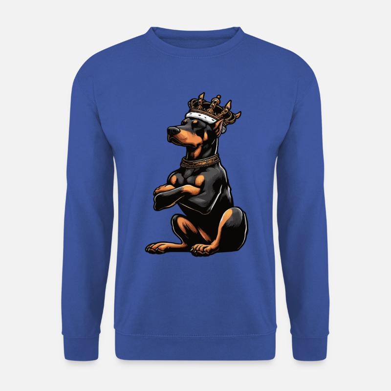 Dobermann Dobermannbesitzer Dobermannliebhaber - Unisex Pullover - Royalblau