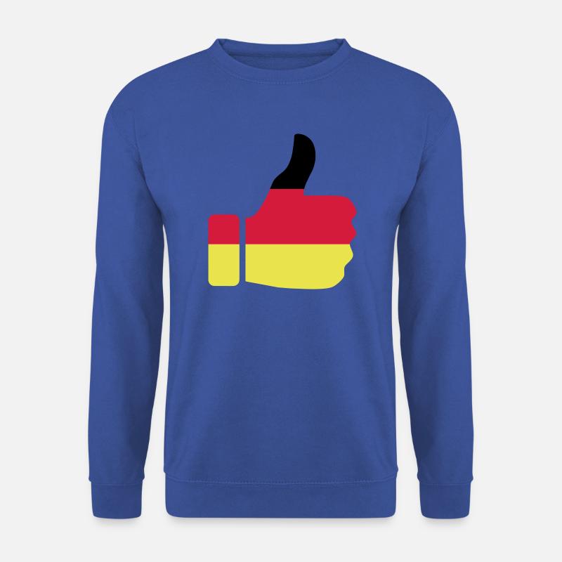 Thumbs up for Germany - Unisex Sweatshirt - royal blue