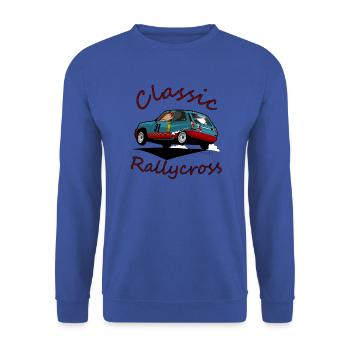 Rallycross - Unisex Pullover - Royalblau - Vorne - Alina (178cm) & Michal (187cm)