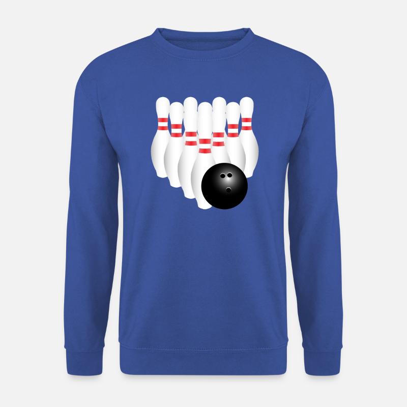 bowling pins 2 - Unisex Pullover - Royalblau