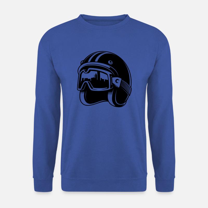 race helmet - Unisex Pullover - Royalblau