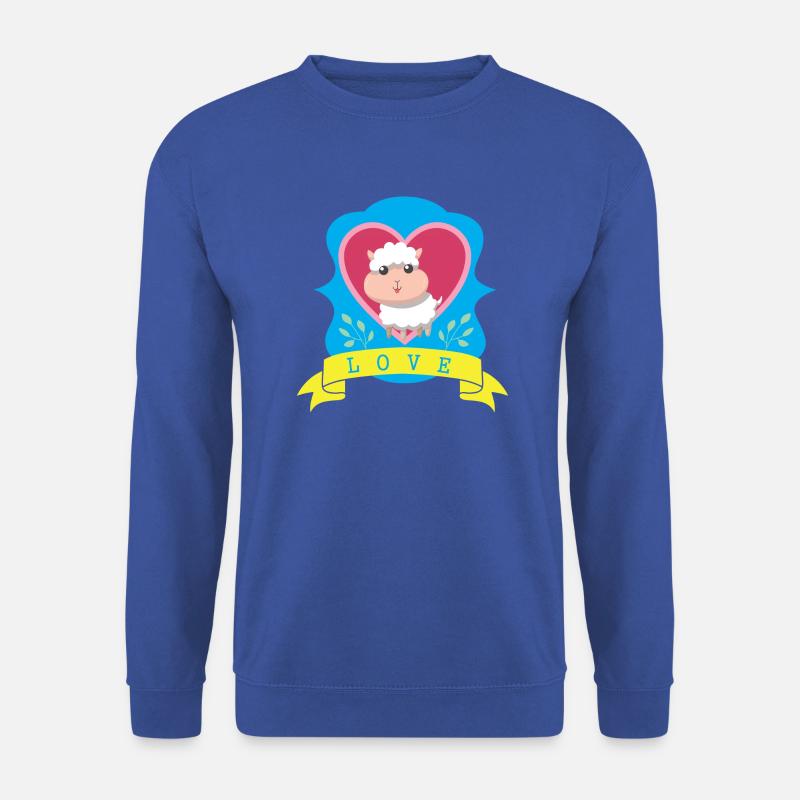 Schaf Love ins Herz geschlossen - Unisex Pullover - Royalblau