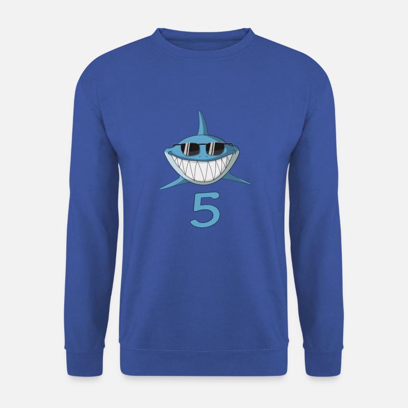 Requin cool five du requin Haiko High Five - Sweat-shirt Unisexe - bleu royal