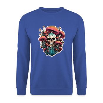 Tödlicher Giftpilz - Unisex Pullover - Royalblau - Vorne - Alina (178cm) & Michal (187cm)