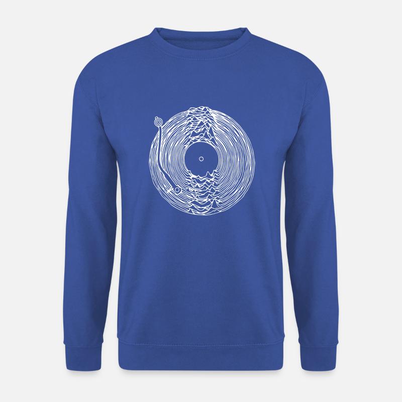 Drehscheibe Kratzer Musik - Unisex Pullover - Royalblau