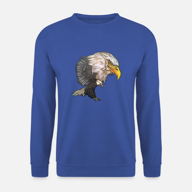 Pygargue à tête blanche - Sweat-shirt Unisexe - bleu royal