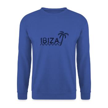 Ibiza - Unisex Pullover - Royalblau - Vorne - Alina (178cm) & Michal (187cm)