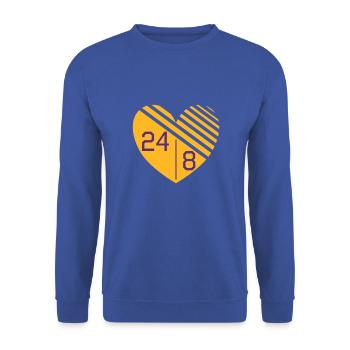 Kobe gift - Unisex Sweatshirt - royal blue - Front - Alina (178cm) & Michal (187cm)