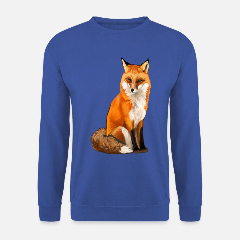 Fuchs - Unisex Pullover - Royalblau
