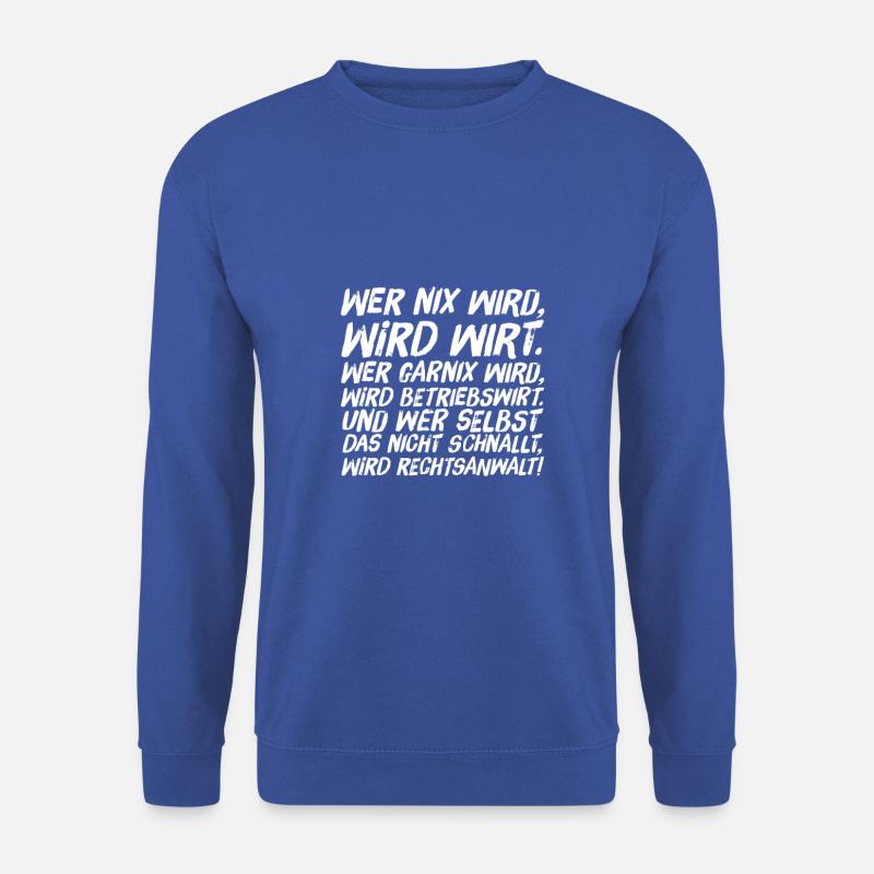 Witz zur Berufswahl - Unisex Pullover - Royalblau