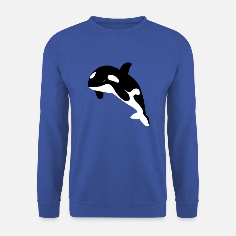 Orca / Killer Wal - Unisex Pullover - Royalblau
