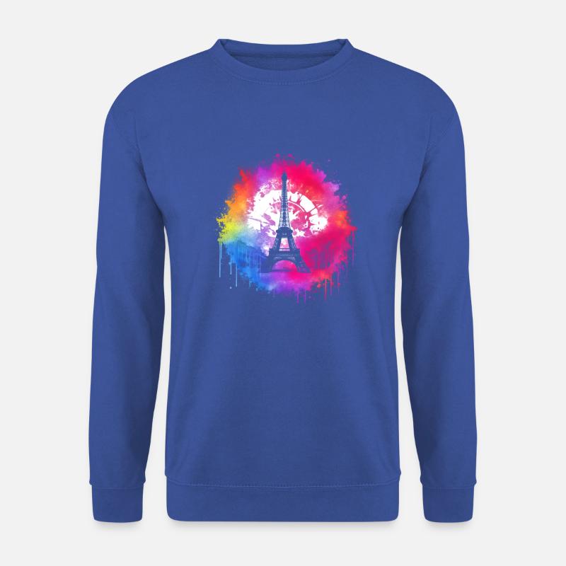 Eiffel Tower Rainbow Punk - Unisex Sweatshirt - royal blue
