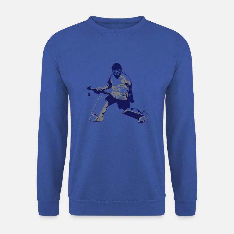 Hockey Torwart - Unisex Pullover - Royalblau