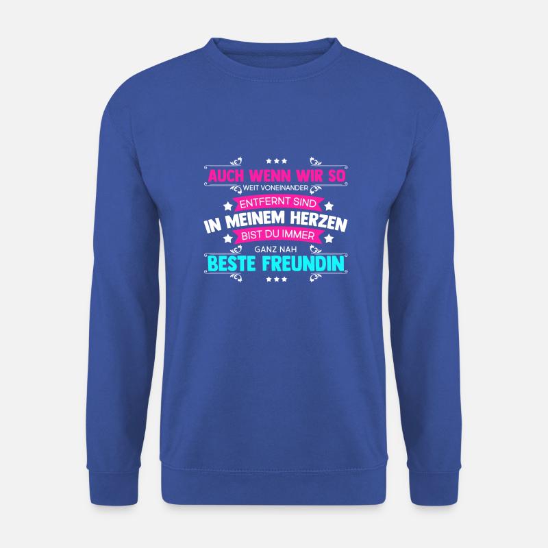 Best Friend Motiv - Unisex Pullover - Royalblau
