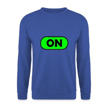 sur - Sweat-shirt Unisexe - bleu royal - Devant - Alina (178cm) & Michal (187cm)