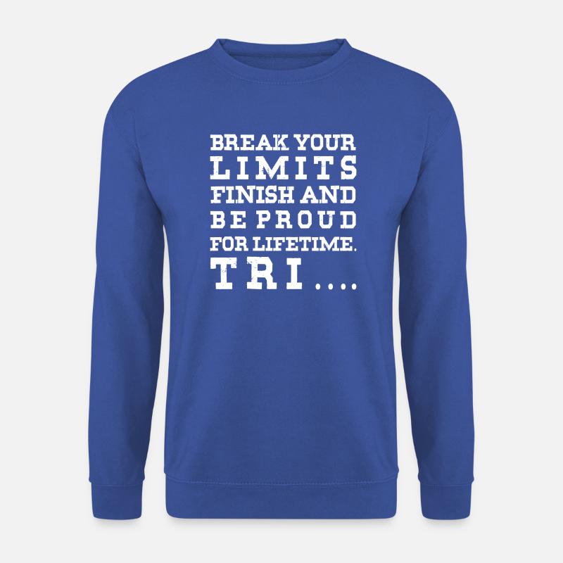Triathlon - Unisex Pullover - Royalblau