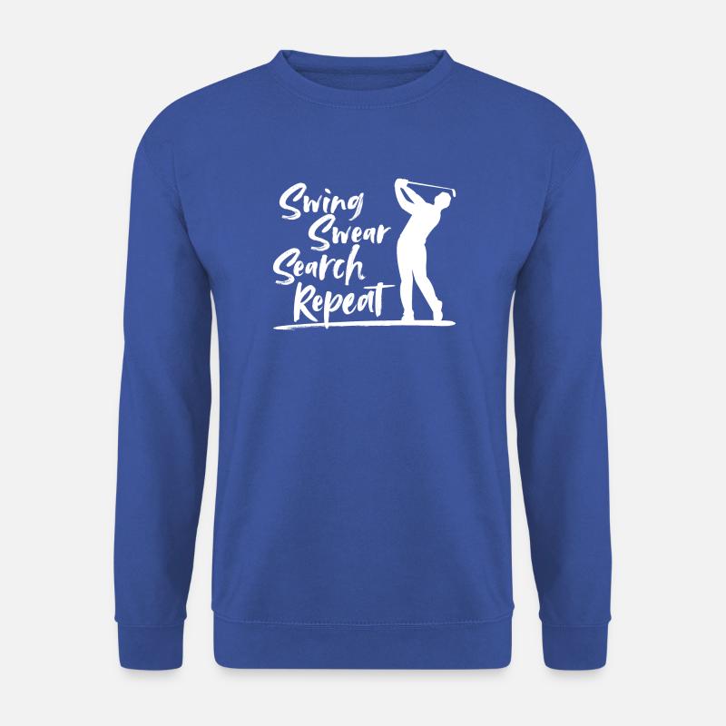 Swing Swear Search Repeat! - Unisex Pullover - Royalblau