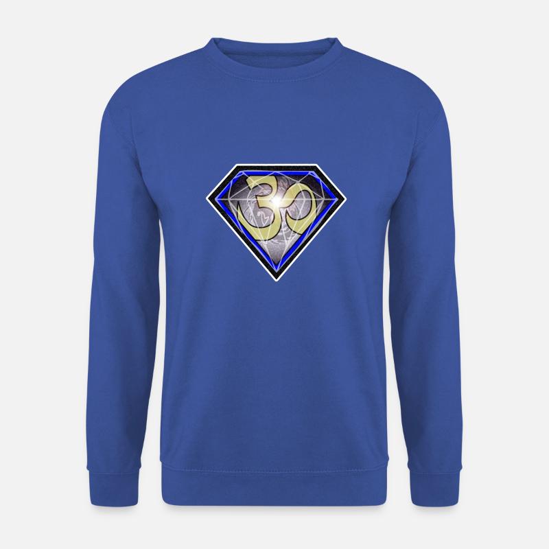 Om Symbol Sundari Ajagar 3 - Unisex Pullover - Royalblau