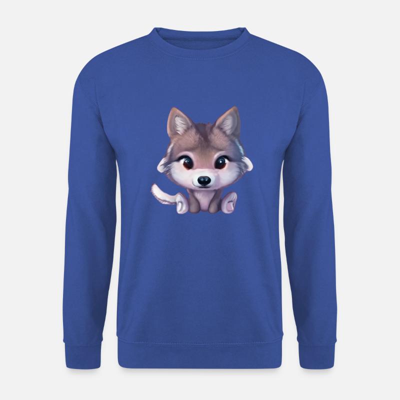 Kleiner wolf - Unisex Pullover - Royalblau