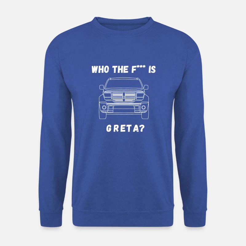 Who the f*** is - Unisex Pullover - Royalblau