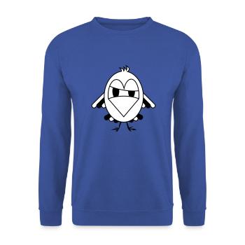 Veerre - Sweat-shirt Unisexe - bleu royal - Devant - Alina (178cm) & Michal (187cm)