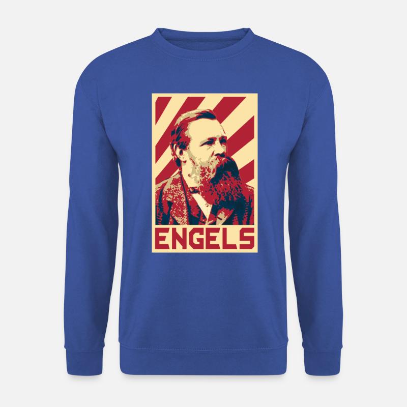 Friedrich Engels - Unisex Pullover - Royalblau