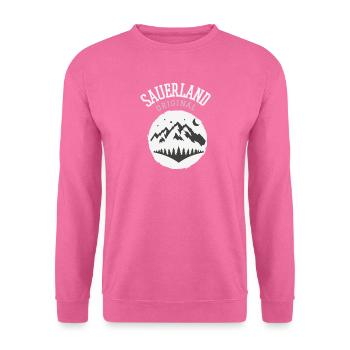 Sauerland Original | Dorfkind Wandern Wintersport - Unisex Pullover - Pink - Vorne