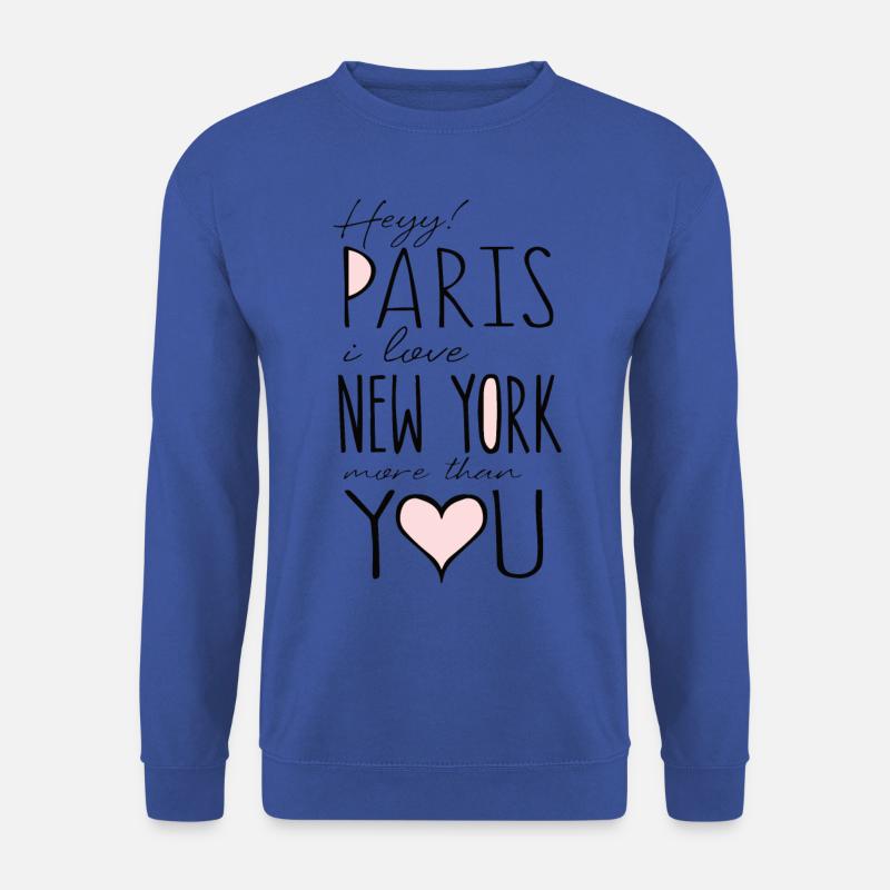 Paris - Sweat-shirt Unisexe - bleu royal