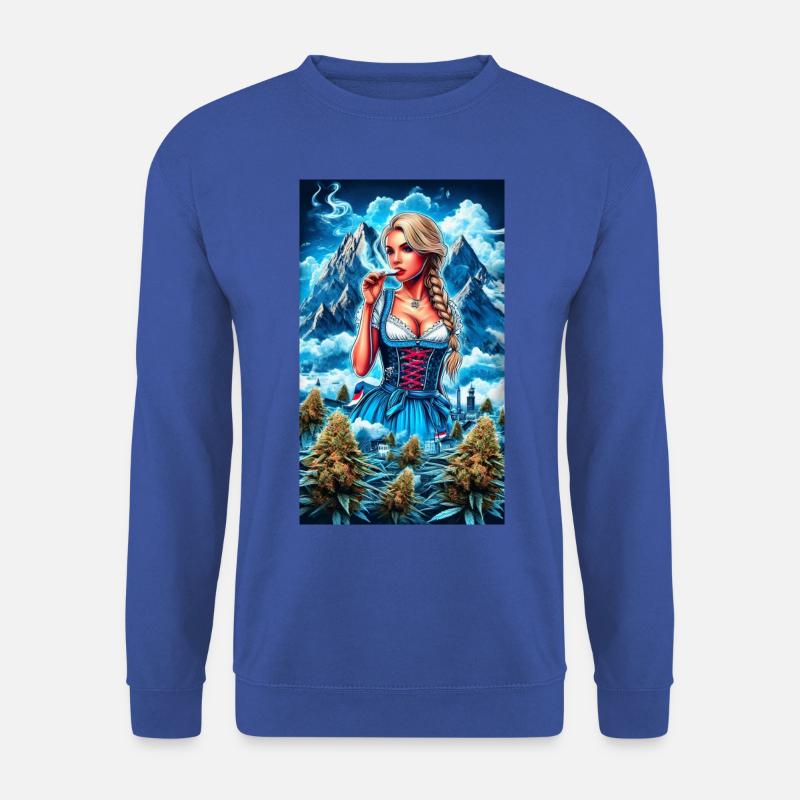 Alpen-Spatzl - Unisex Pullover - Royalblau